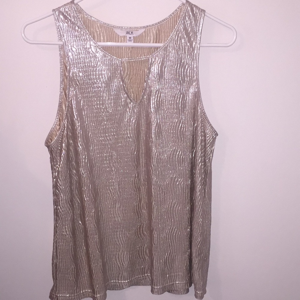 Gold tank top